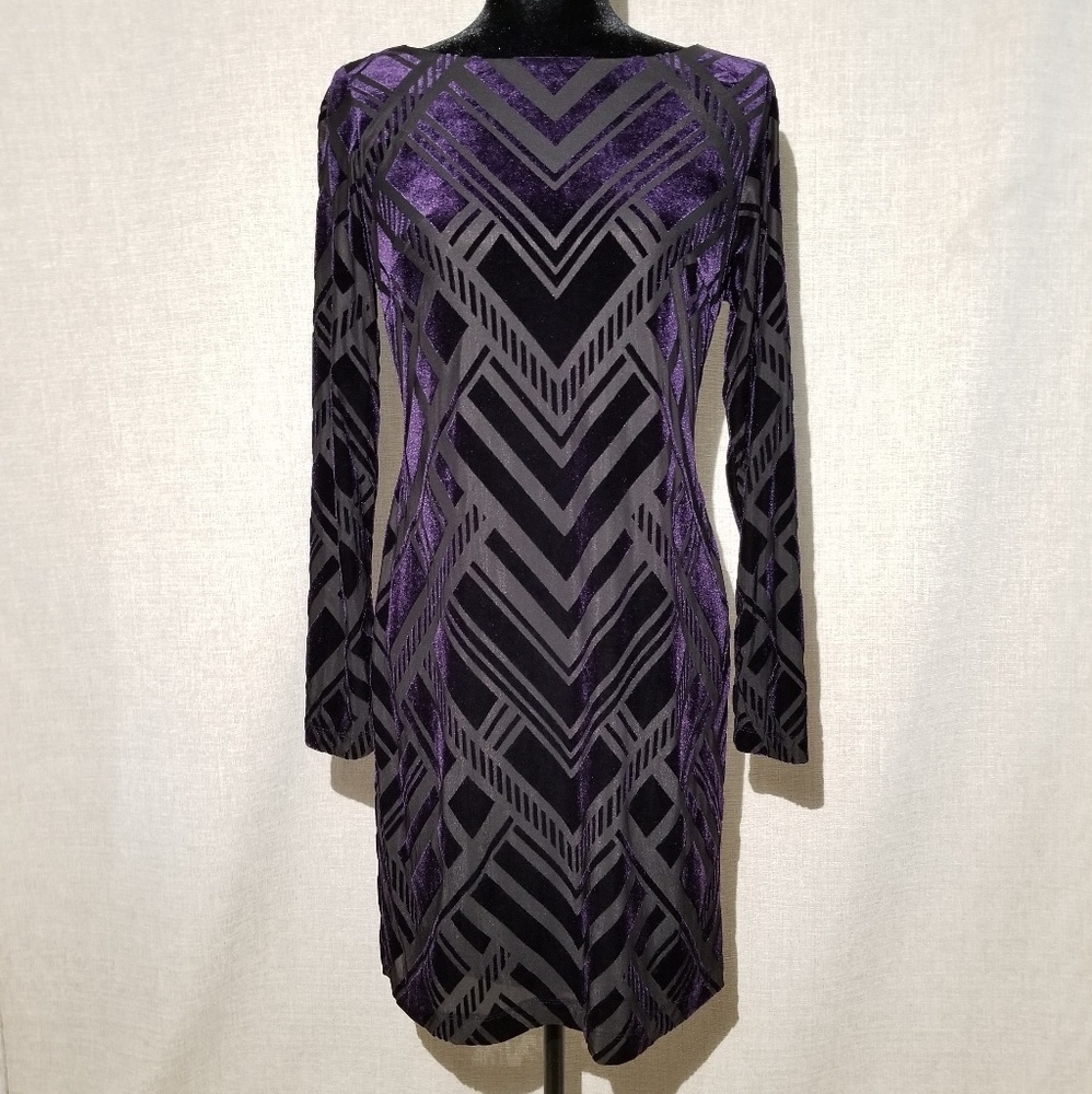 Vince Camuto Velvet Midi Dress